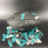 NFL - Eagles Cooper DeJean Signed Black Composite Football With Eagles L...