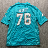 Dolphins - Branden Albert Signed Replica Jersey Size Large