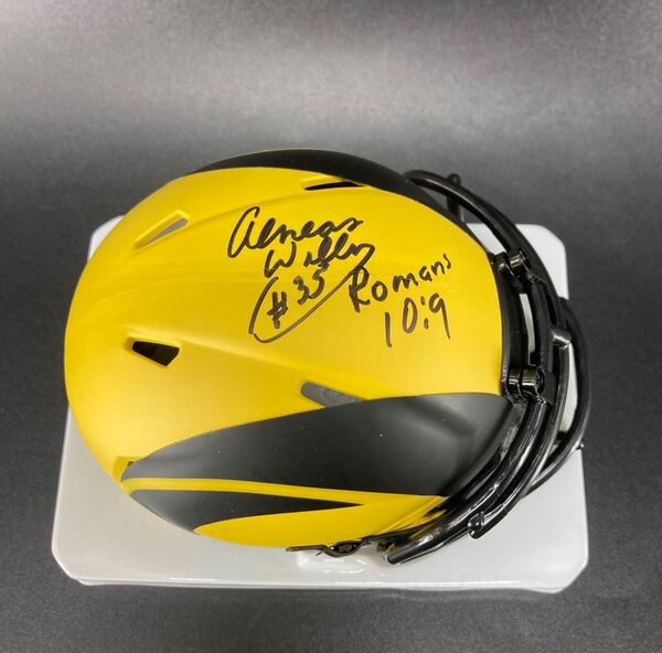 HOF - Rams Aeneas Williams Signed Rave Mini Helmet