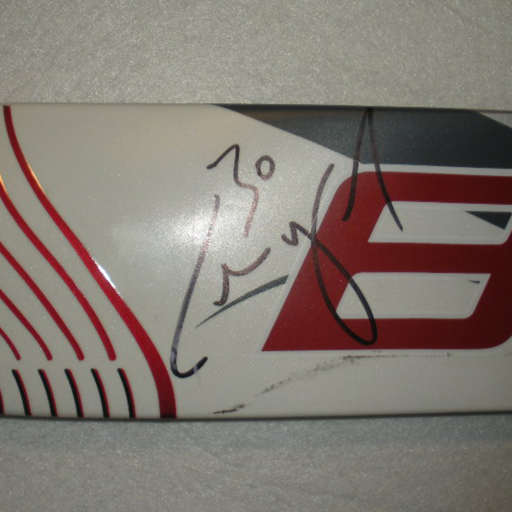 Cam Ward Carolina Hurricanes Hockey Fights Cancer Autographed Stick