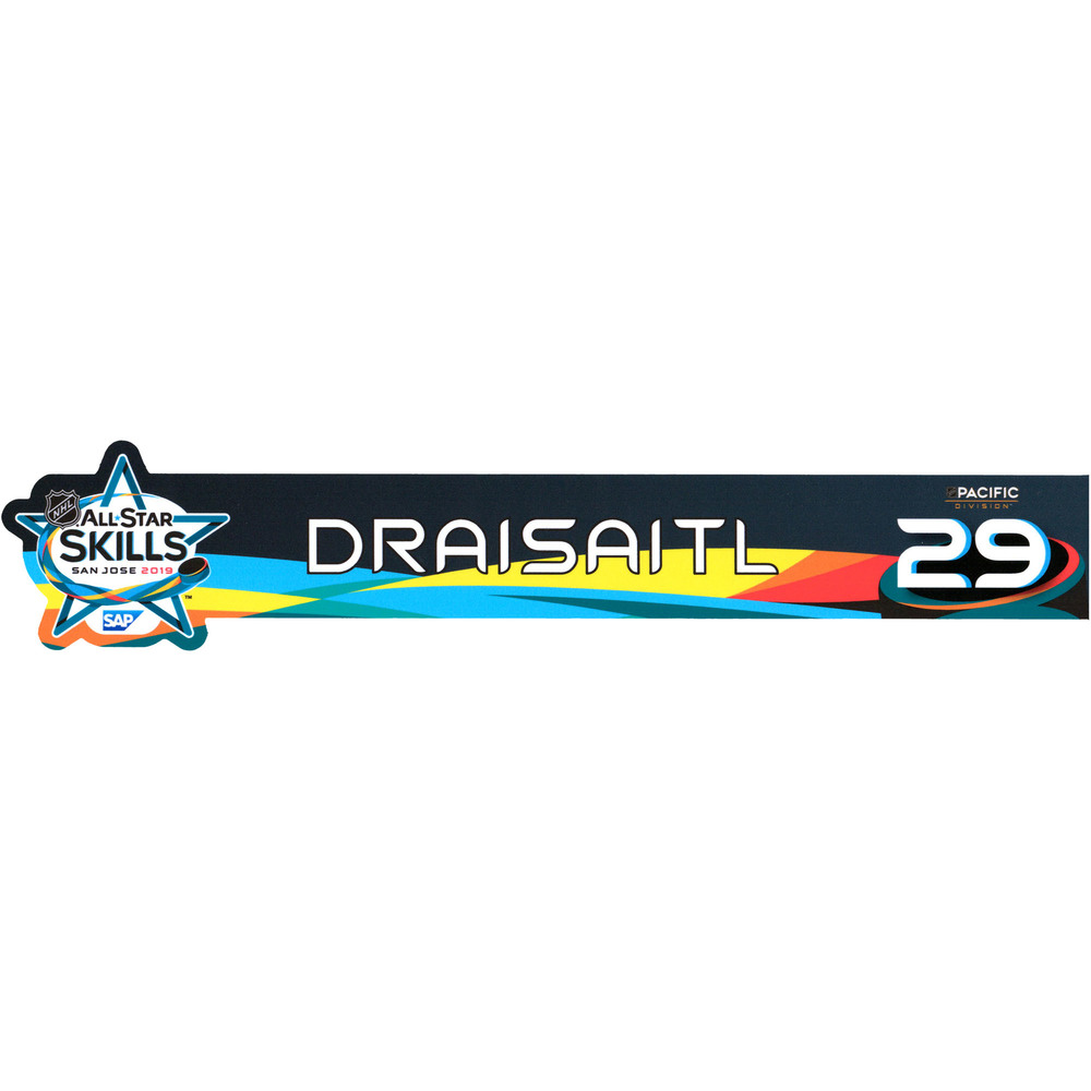 Leon Draisaitl Edmonton Oilers Event-Used #29 Locker Nameplate from All-Star Skills Competition