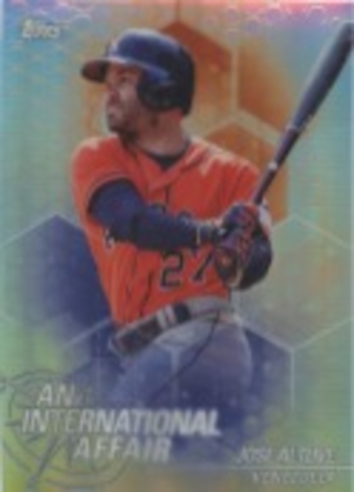 2018 Topps Chrome Update An International Affair #IAJA Jose Altuve