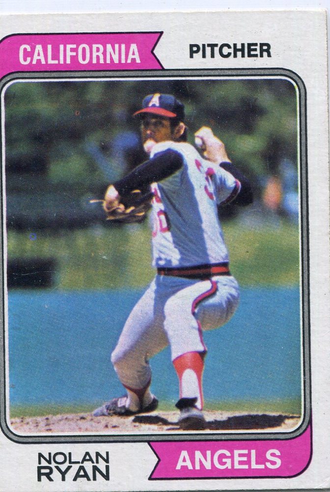 1974 Topps #20 Nolan Ryan -- Hall of Famer