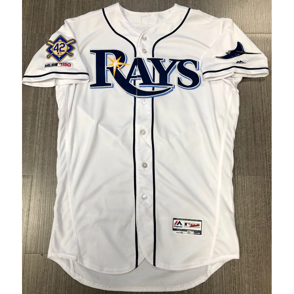 Team Issued Jackie Robinson Day Jersey - Size 44 | Tampa Bay Rays