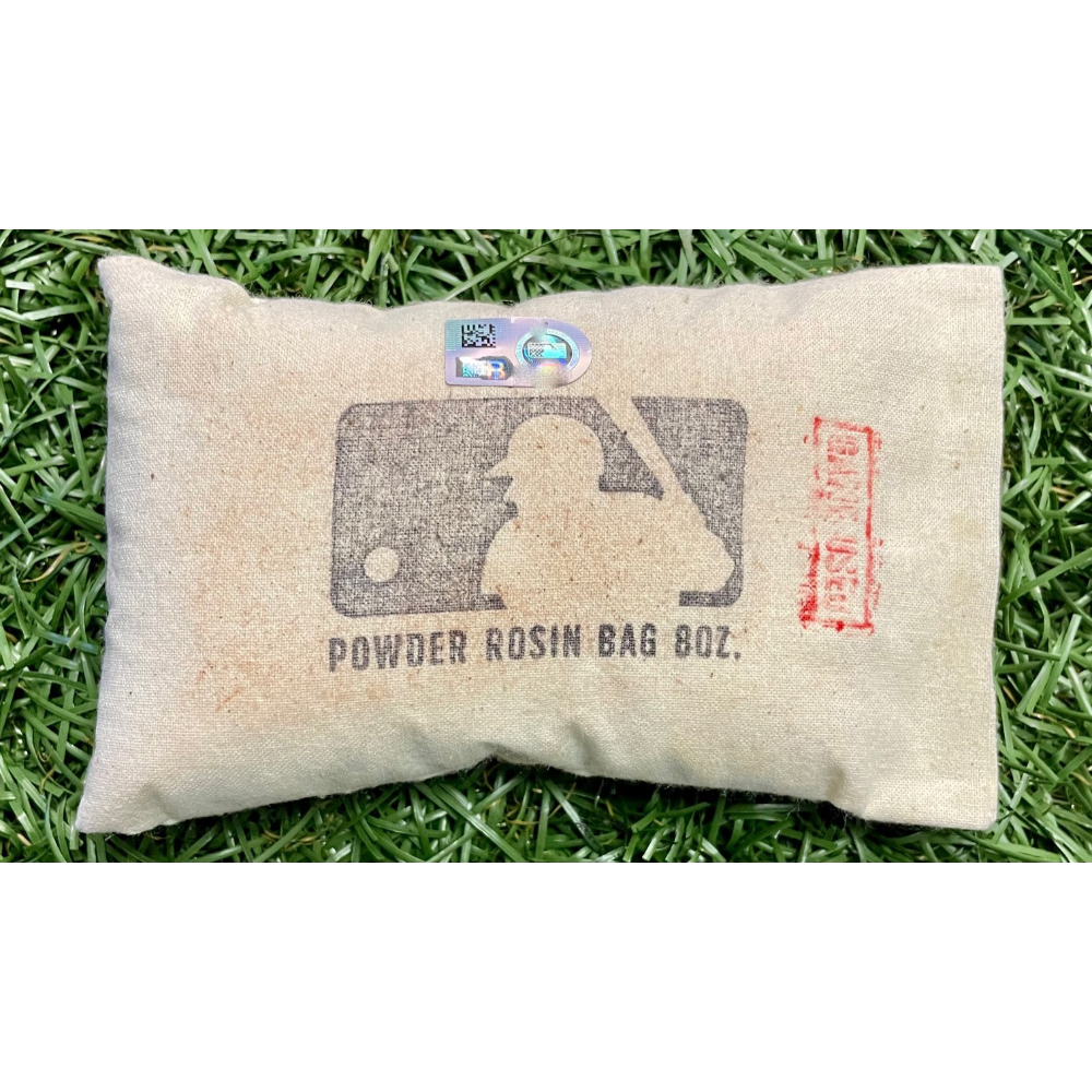 Game Used A.L. Wild Card Game 1 Pitcher's Mound Powder Rosin Bag Tampa