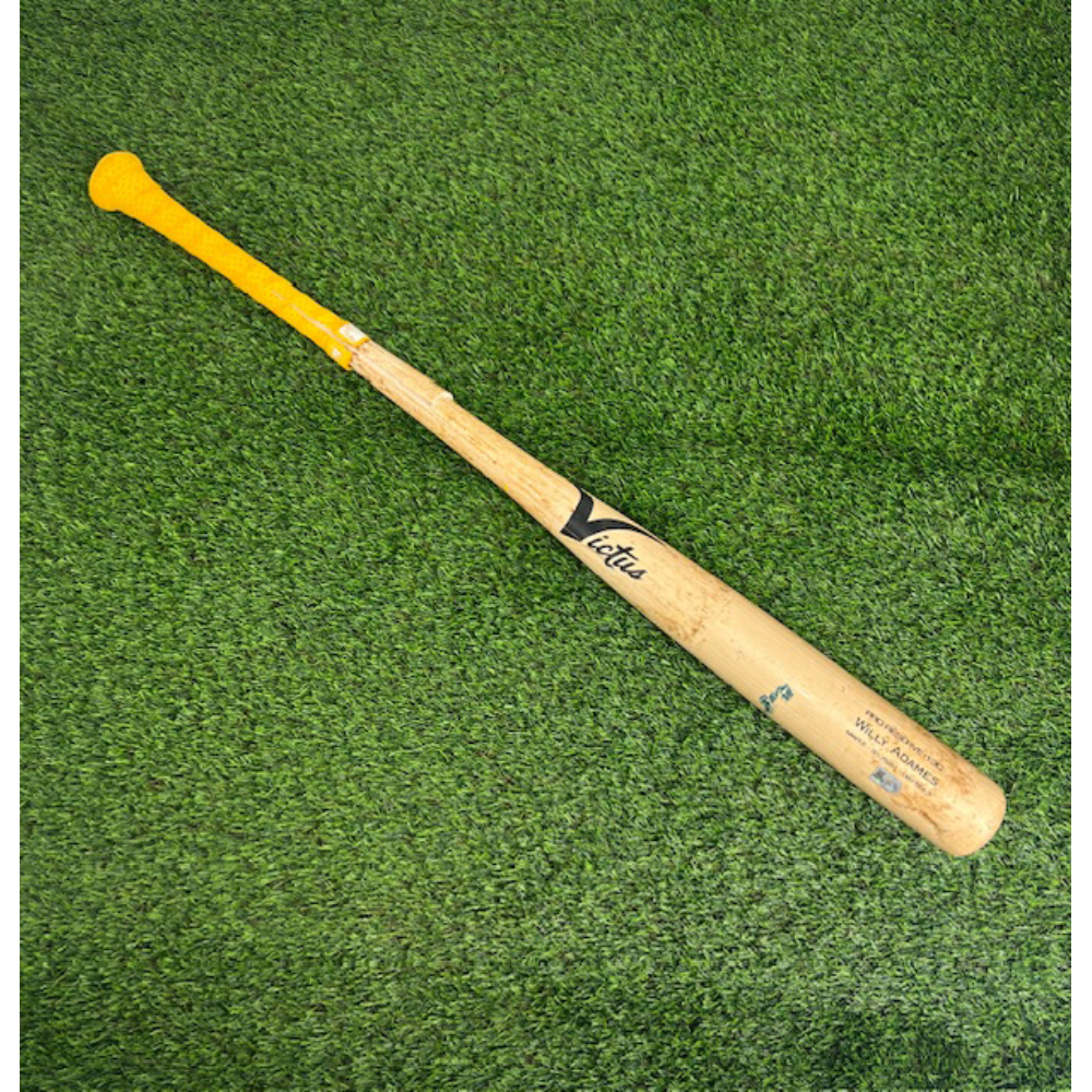Willy Adames 9/13/2024 ARI at MIL Game-Used Broken Bat: Willy