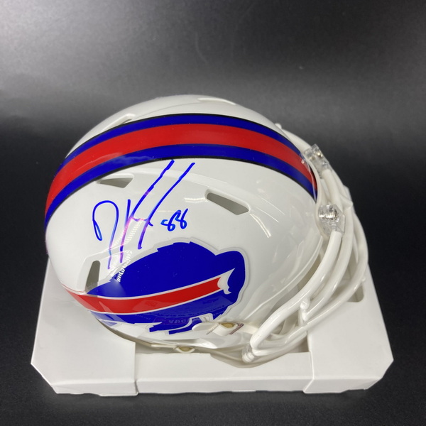 Bills - Dawson Knox Signed Mini Helmet