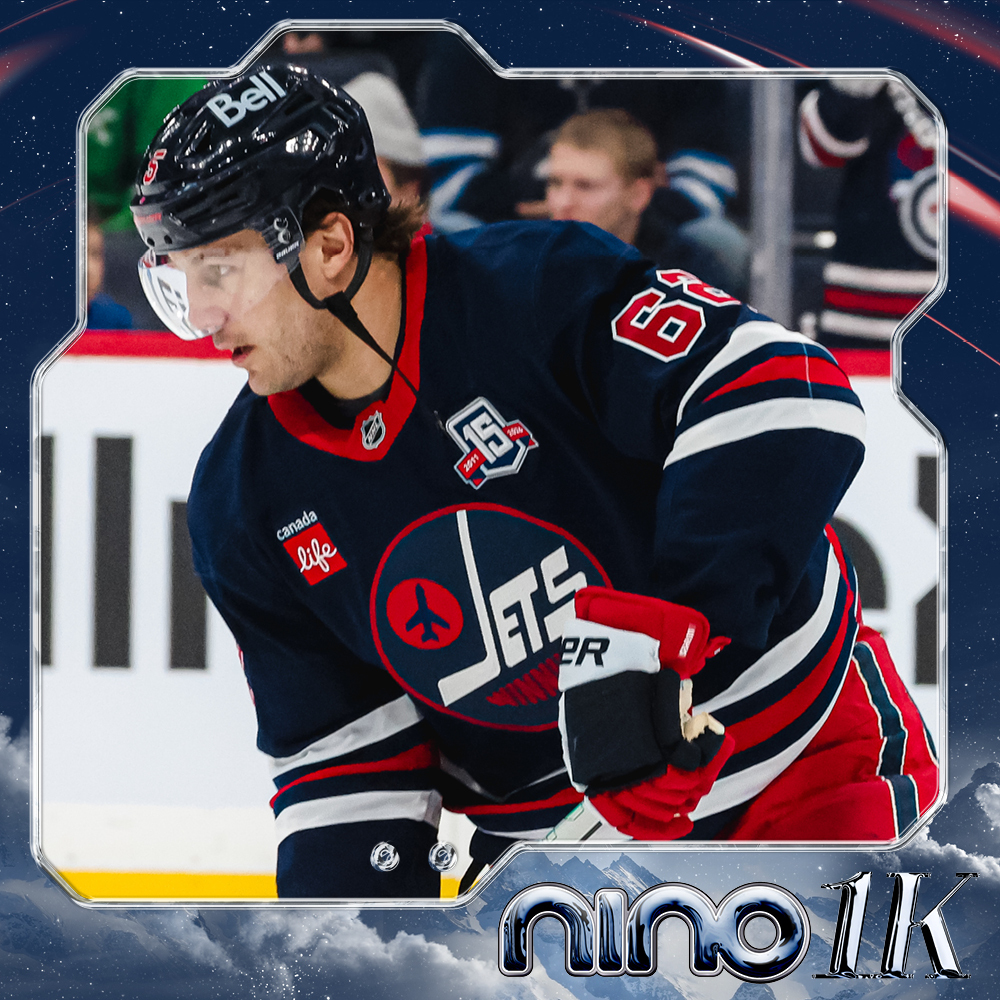 Luke Schenn #5 Warmup Worn Nino Niederreiter Commemorative Jersey