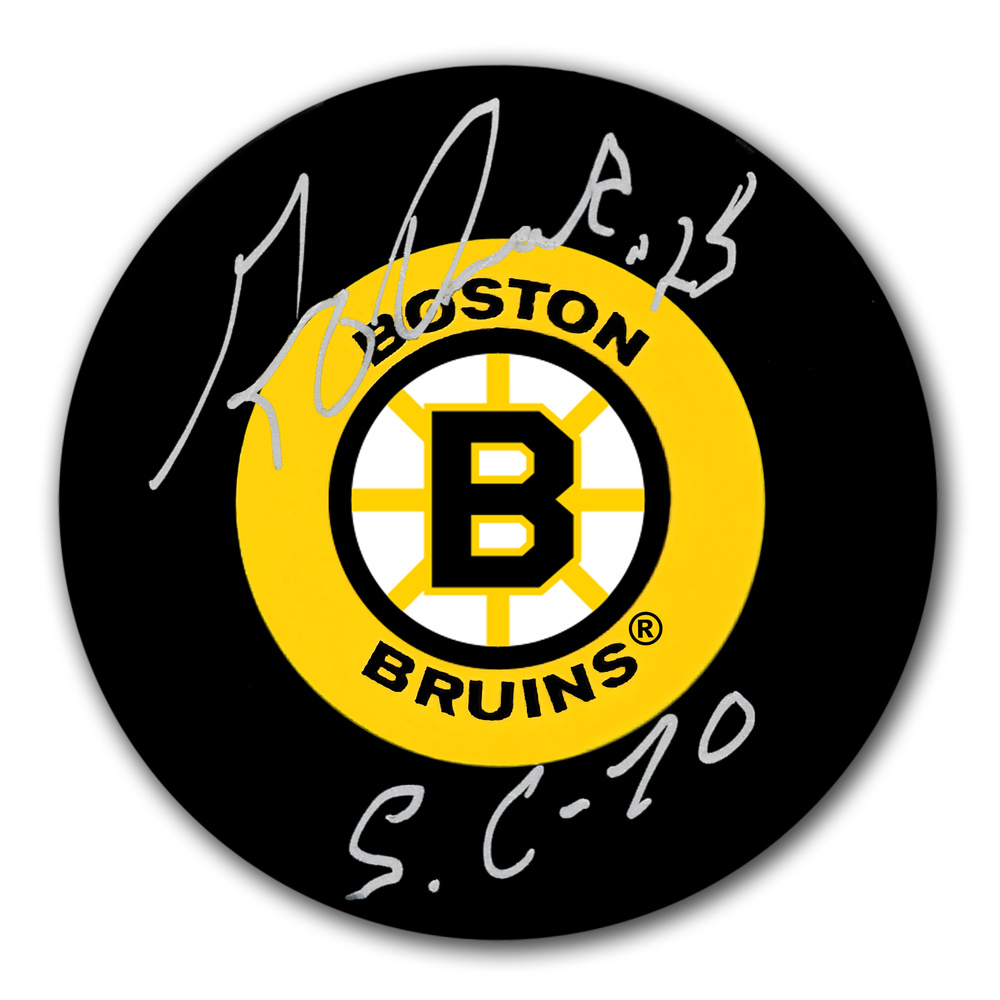 Gary Doak Boston Bruins 1970 Stanley Cup Autographed Puck