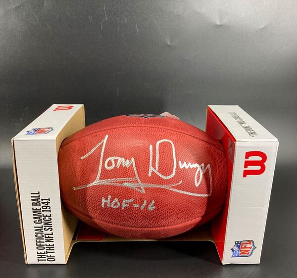 HOF - Colts Tony Dungy Signed Authentic Football