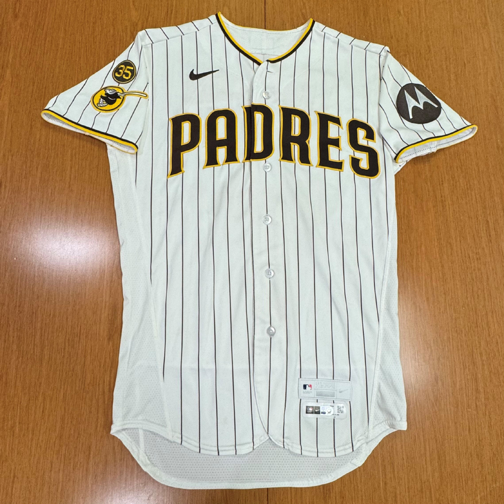 TATIS JR. game usedサインジャージ実使用 Fernando Tatis Jr. 2026 Opening Day Game-Used Home White Padres