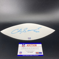 NFL - Commanders Chris Samuels Signed White Panel