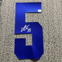 NFL - Cowboys Leighton Vander Esch Signed Jersey Number