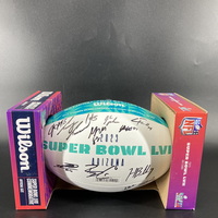 NFL - Chiefs Super Bow 57 Chiefs Multi Signed Football Including McKinno...