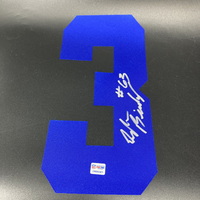 NFL - Cowboys Tyler Biadasz Signed Jersey Number