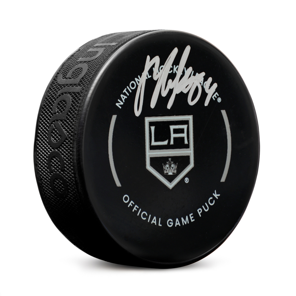 Vladislav Gavrikov Signed Los Angeles Kings Official Game Puck