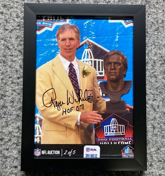 HOF - Cardinals Roger Wehrli NFL Auction Exclusive Signed 5x7 Photo Indi...