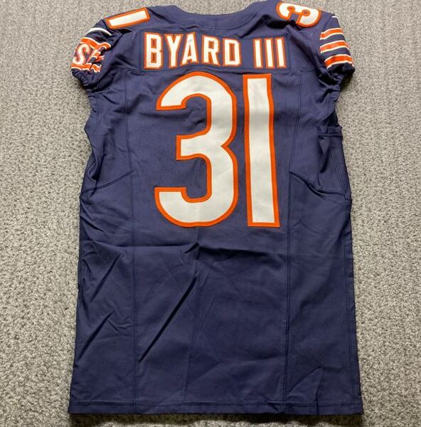 London Games - Bears Kevin Byard III Game Used Jersey (10/13/24) Size 40...
