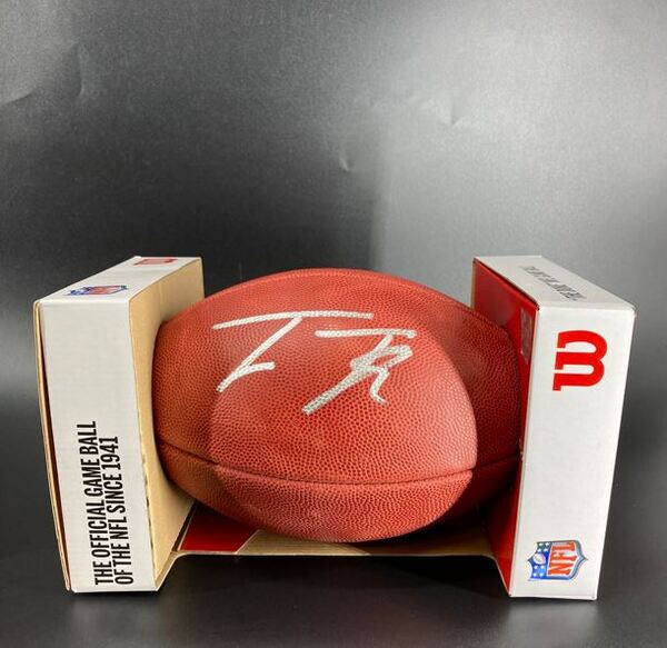 NFL - Raiders Tre Tucker Signed Authentic Football