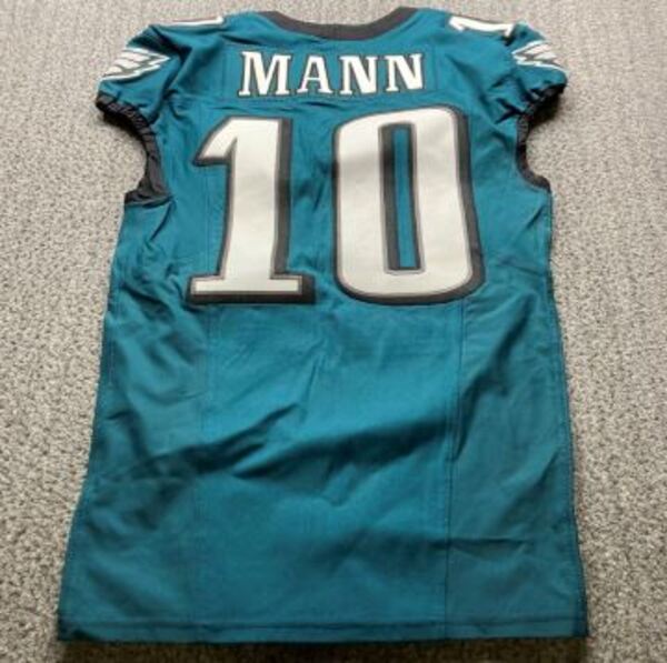 Crucial Catch - Eagles Braden Mann Game Worn Jersey 10/05/2025 Size 40