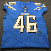 London Games - Chargers Chris Landrum Game Worn Jersey (10/21/18) Size 44