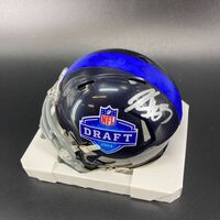 NFL - Titans JC Latham Signed NFL Draft Mini Helmet
