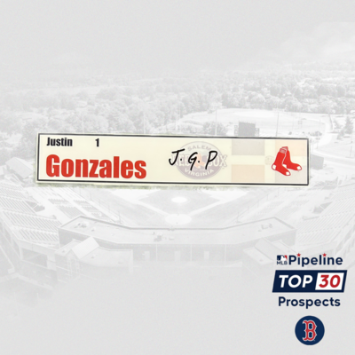 Justin Gonzales - 2025 Locker Tag - SIGNED