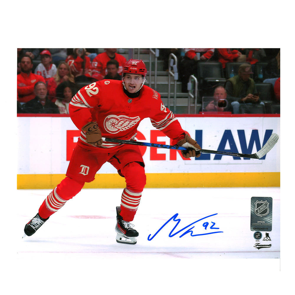 MARCO KASPER Signed Detroit Red Wings 8 X 10 Photo - 70365