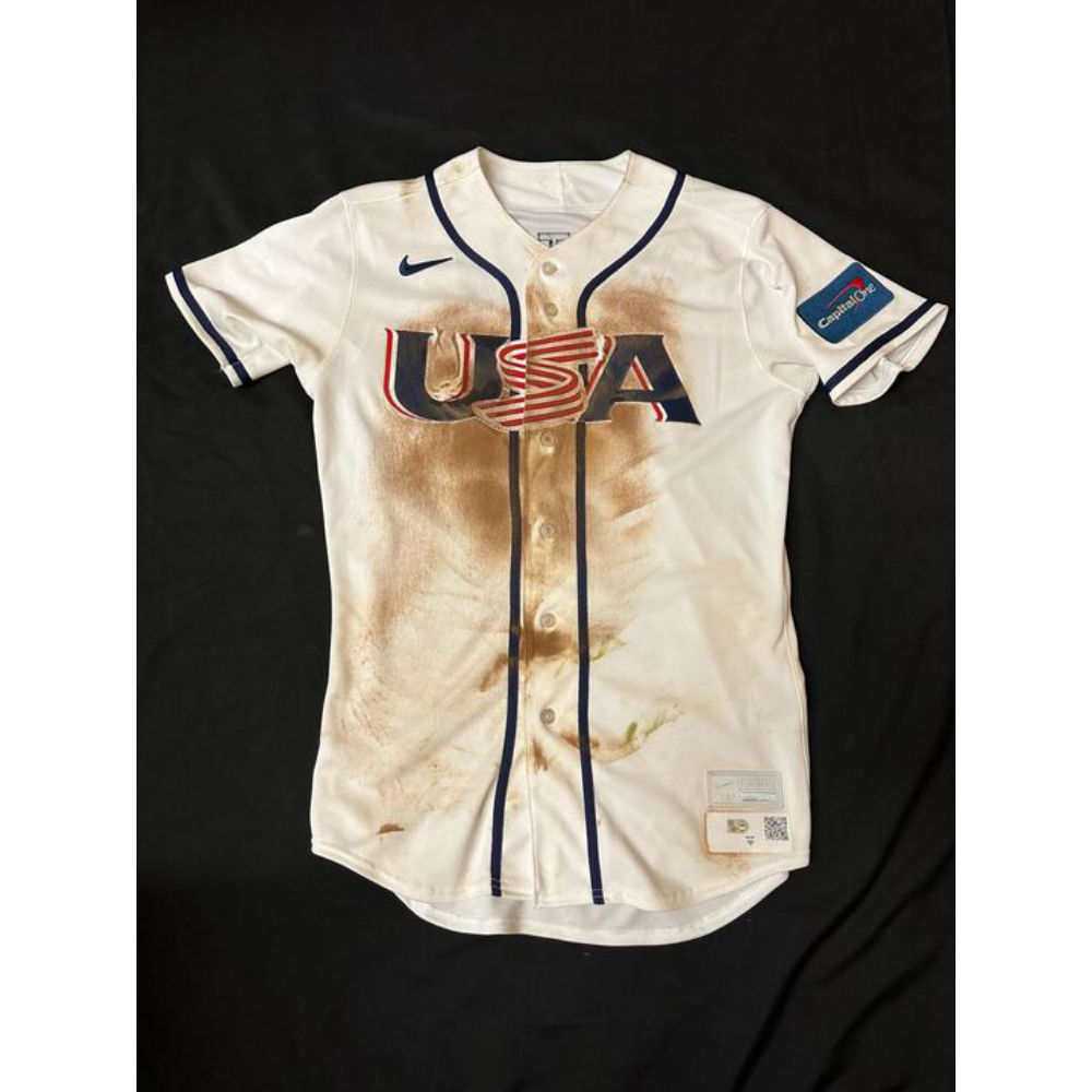2026 World Baseball Classic - USA Game-Used Jersey - Bobby Witt Jr