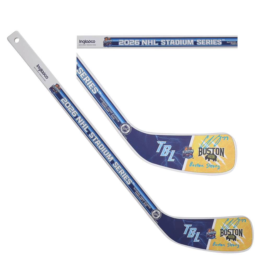 Charlie McAvoy Boston Bruins Autographed 2026 Stadium Series Mini Wood Stick with 