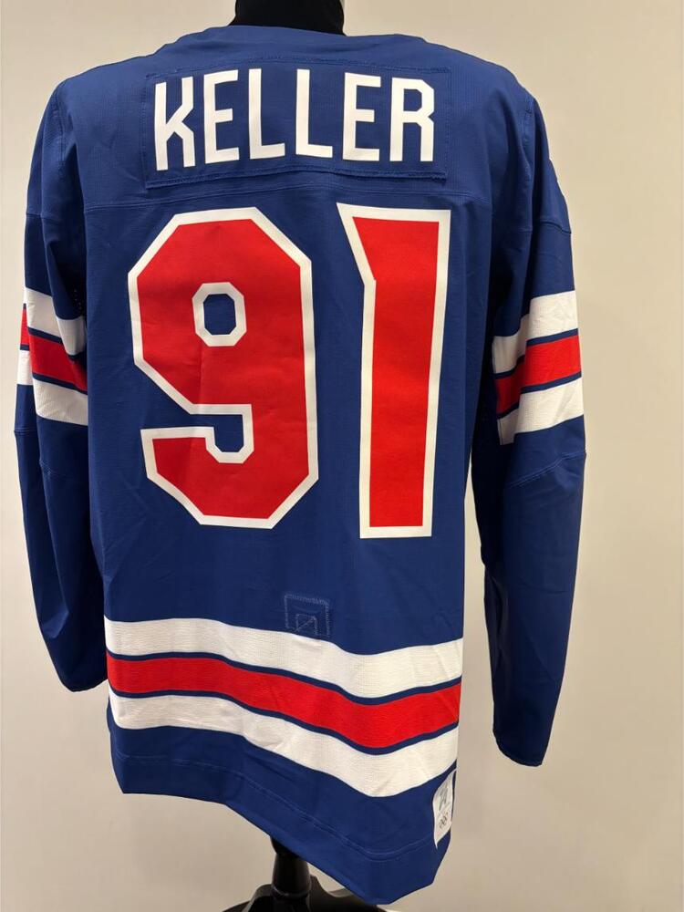 Clayton Keller USA Game-Issued Blue Jersey as a part of the 2026 Milano Cortina Winter Games - Not Worn