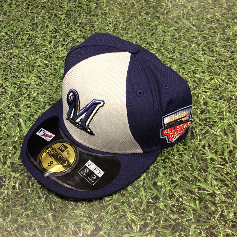 Brewers Charity Auction Retail 59Fifty 2014 All Star Cap Hank Used