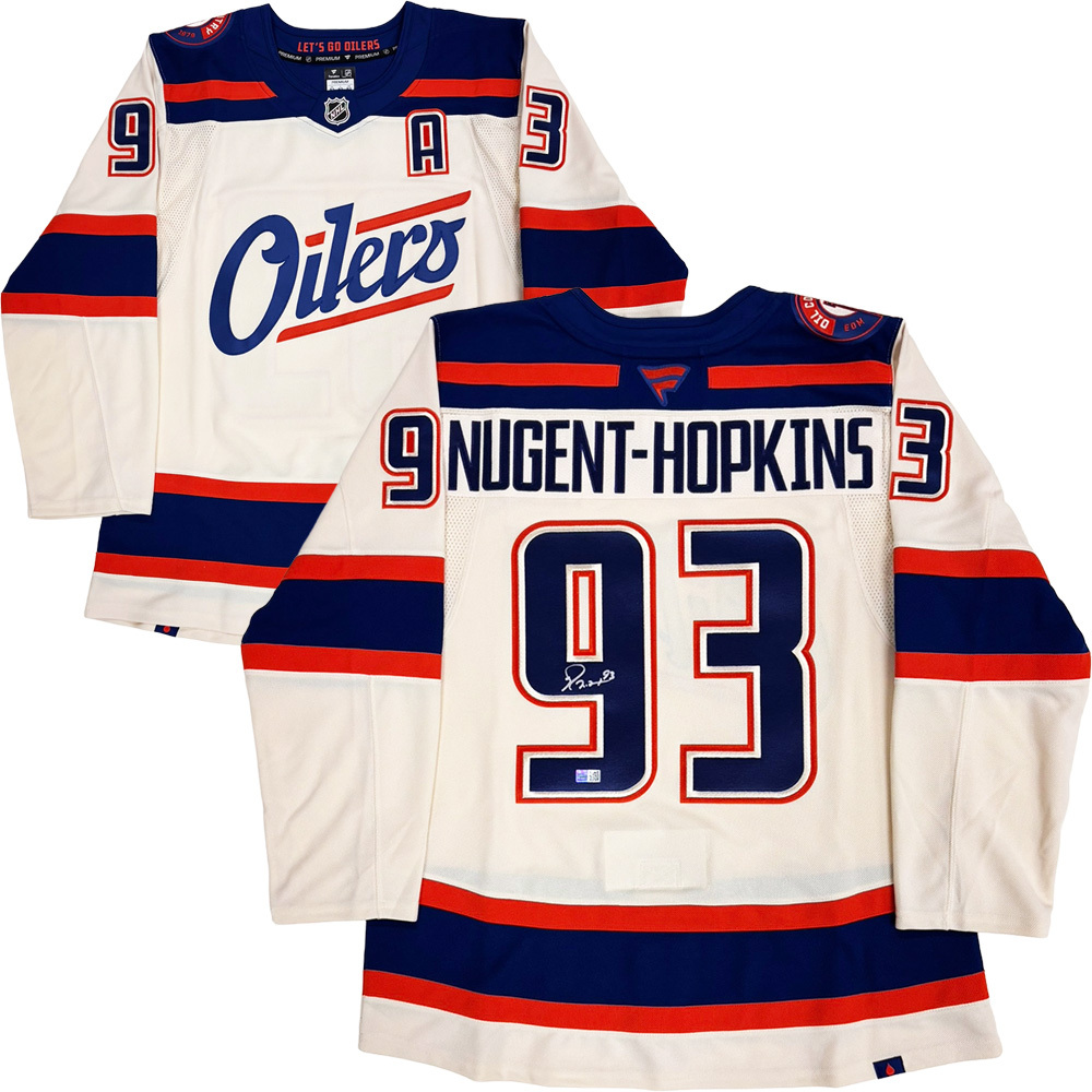 Ryan Nugent-Hopkins Autographed Edmonton Oilers Pro Jersey