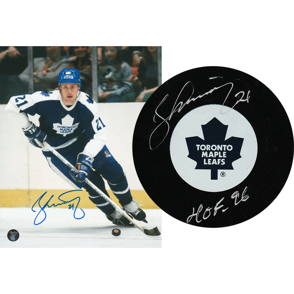 Borje Salming Autographed Combo Lot - 8X10 Photo & Puck - NHL Auctions