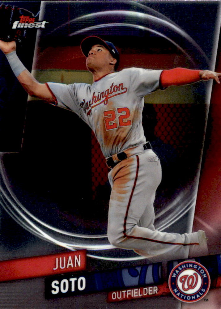 2019 Finest #67 Juan Soto