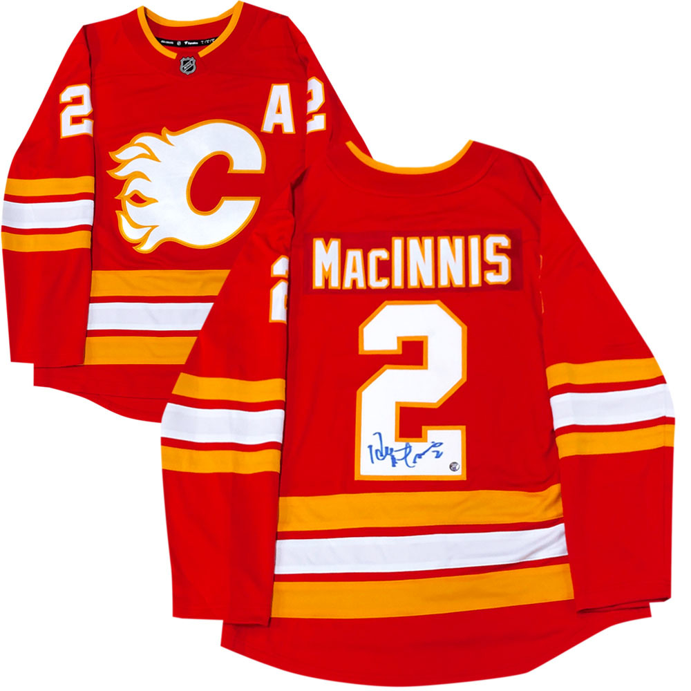 Al MacInnis Autographed Calgary Flames Fanatics Jersey
