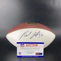 Ravens - Hayden Hurst Signed Panel Ball