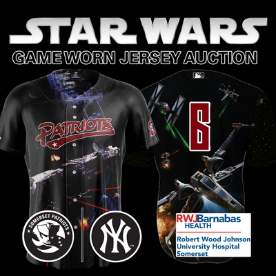 Outfielder Cole Gabrielson #6, Size 46 (LG), Game-Worn and signed Star Wars Jersey