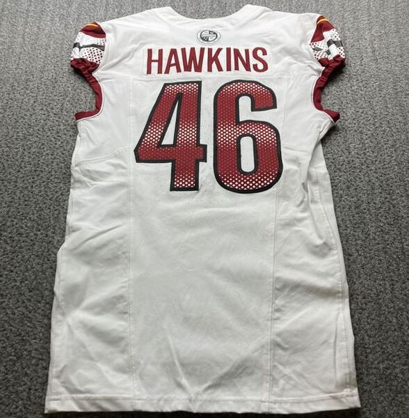 Madrid Game - Commanders Tre Hawkins Game Worn Jersey (11/16/2025) Size ...
