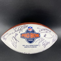 NFL - Multi Sign 2011 Pro Bowl Commemorative Panel Ball Signed By Over 3...