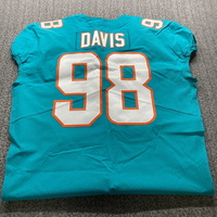 NFL - Dolphins Raekwon Davis Authentic Game Cut Jersey Size 50