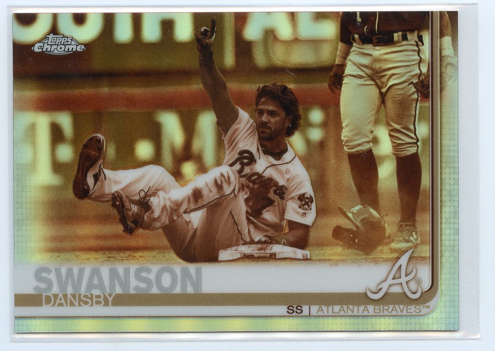 2019 Topps Chrome Sepia Refractors #169 Dansby Swanson