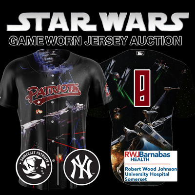 Defensive Coach Uziel Viloria #8, Size 46 (LG), Game-Worn and signed Star Wars Jersey