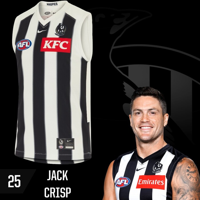 Jack Crisp #25 Collingwood 2025 Clash Guernsey