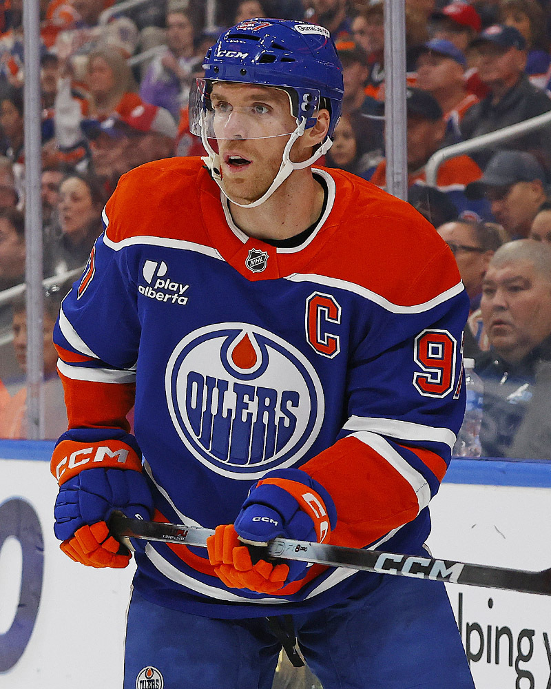 Connor McDavid #97 - 2025-26 Edmonton Oilers vs Montreal Canadiens Game Worn Royal Blue Jersey From The Oilers 6-5 Win On October 23, 2025 - McDavid 200th Multi-assist Game Milestone Jersey, 3rd Fastest In NHL history!