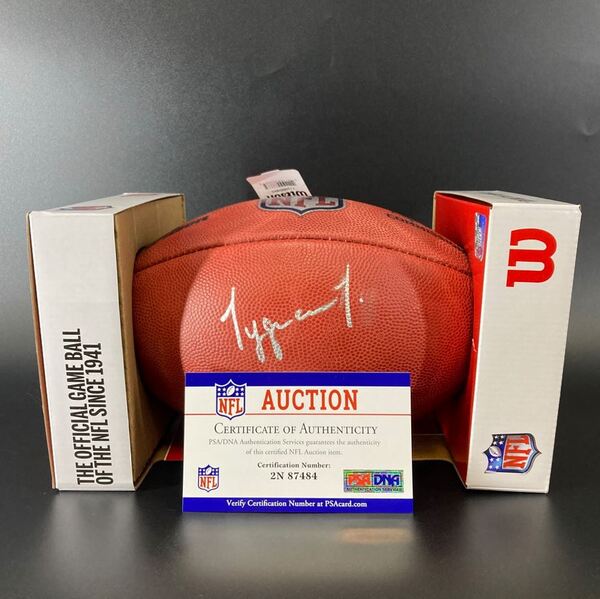 NFL - Patriots Tyquan Thorton Signed Authentic Football