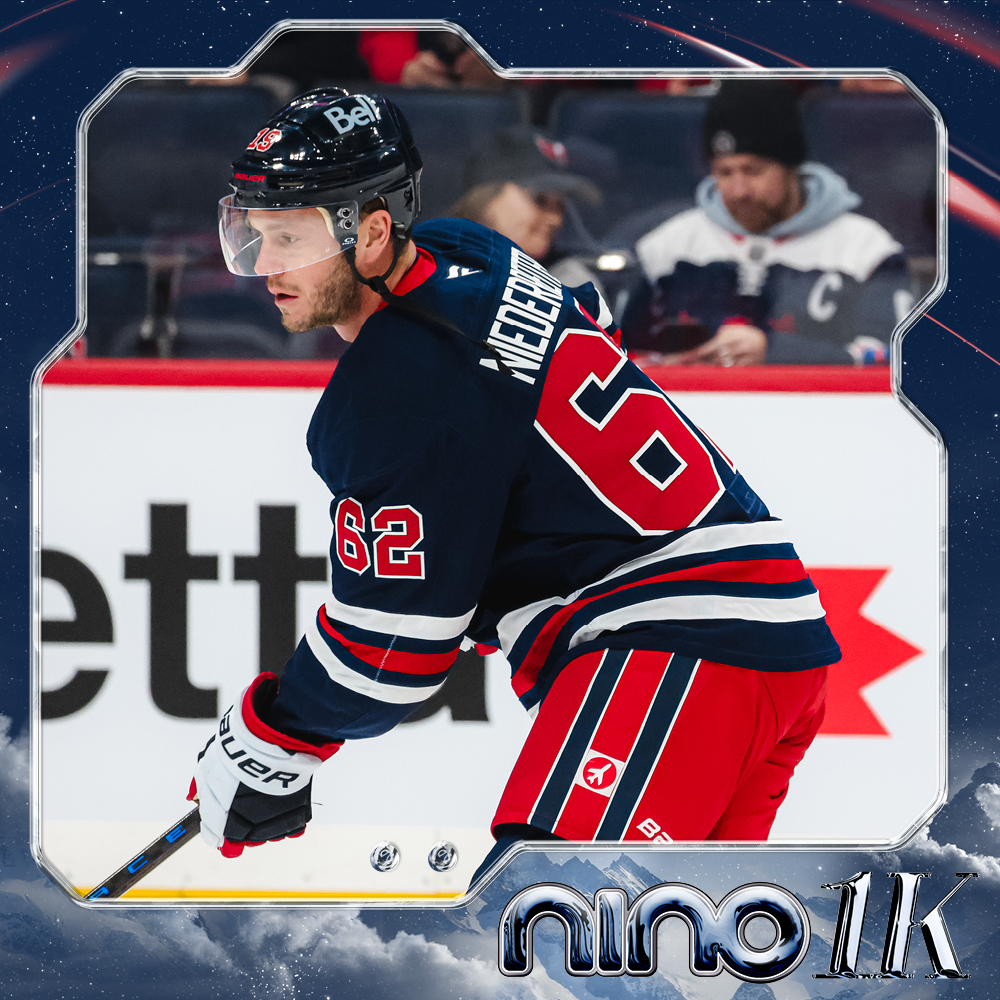 Jonathan Toews #19 Warmup Worn Nino Niederreiter Commemorative Jersey