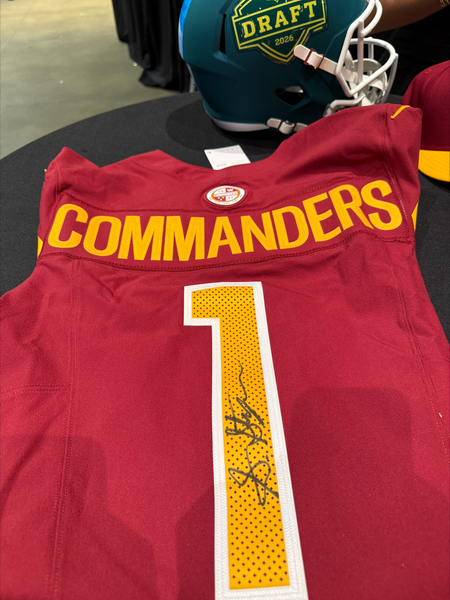 Sonny Styles  Autographed Commanders Draft Jersey - 1st NFL Auction offi...
