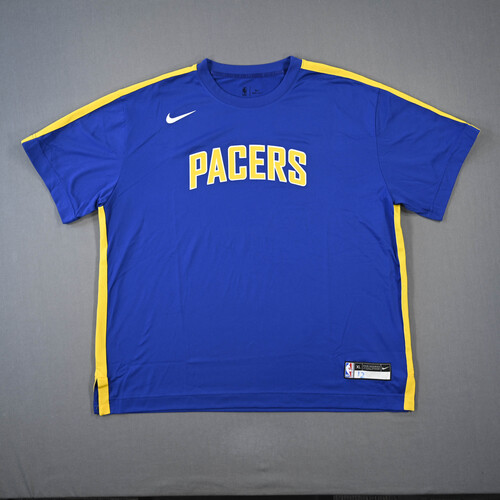Image of Brissett, Oshae - Indiana Pacers - Game-Issued City Edition Short-Sleeved Shooting Shirt - 2021-22 NBA Season