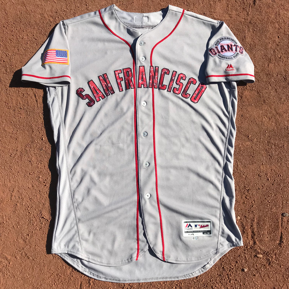 驚きの激安価格 San Francisco Jose #17 - Jersey Game-Used 2017 - Giants アイスホッケー